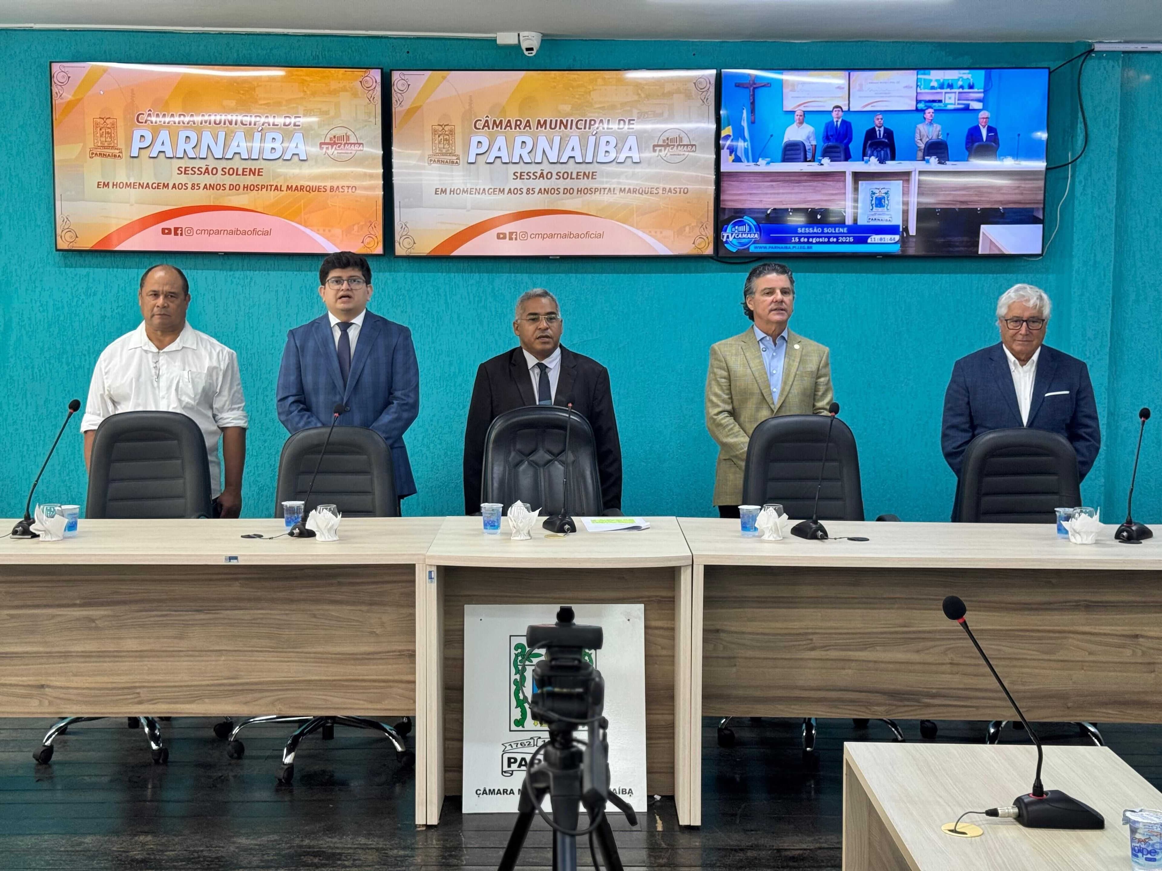 Presidente do HMB, Presidente da CMB Internacional são homenageados na Câmara Municipal de Parnaíba